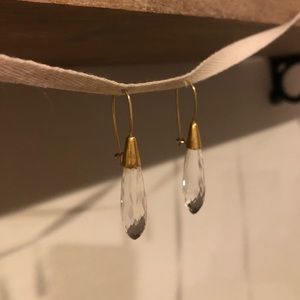18K Gold dangling earrings